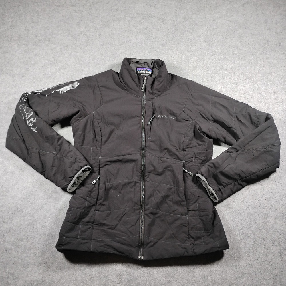 Patagonia Women's Black Nano-Air Insulated Full Zip Puffer Winter Jacket Size S